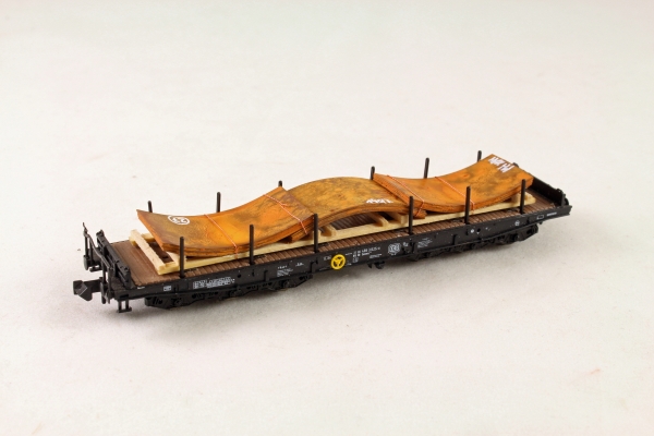 gebogene Stahlplatten