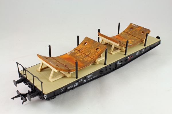 gebogenen Stahlplatten, 2er Set